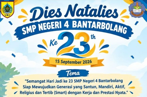 Semarak Peringatan Dies Natalis Ke-23 SMP Negeri 4 Bantarbolang: Wujudkan Generasi Smart dengan Kerja dan Prestasi Nyata